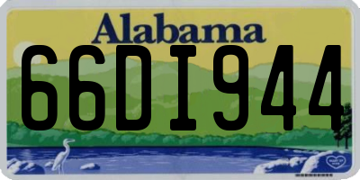 AL license plate 66DI944