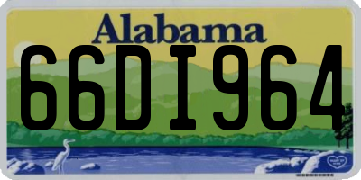 AL license plate 66DI964