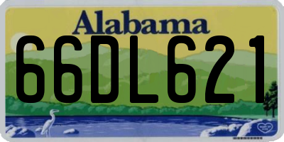AL license plate 66DL621