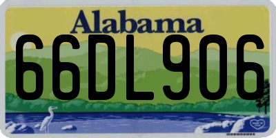 AL license plate 66DL906