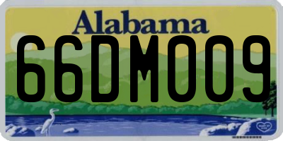 AL license plate 66DM009
