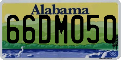 AL license plate 66DM050