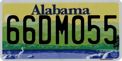 AL license plate 66DM055