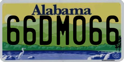 AL license plate 66DM066