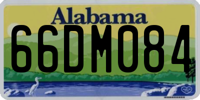 AL license plate 66DM084