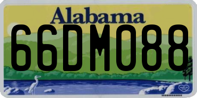 AL license plate 66DM088