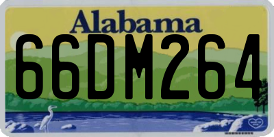 AL license plate 66DM264
