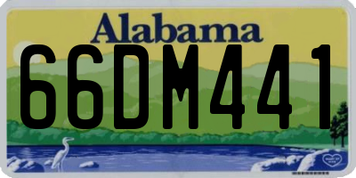 AL license plate 66DM441