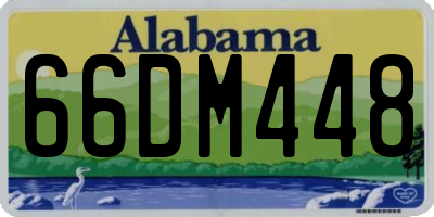 AL license plate 66DM448