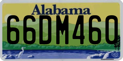 AL license plate 66DM460