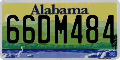 AL license plate 66DM484