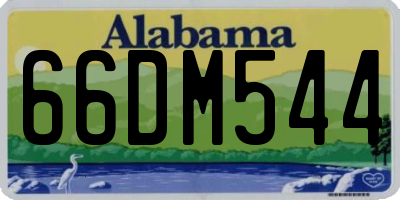 AL license plate 66DM544