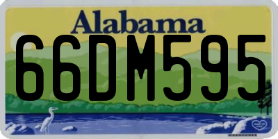 AL license plate 66DM595
