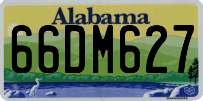 AL license plate 66DM627