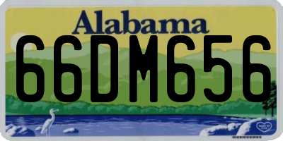 AL license plate 66DM656