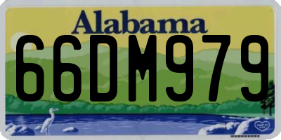 AL license plate 66DM979
