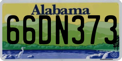 AL license plate 66DN373