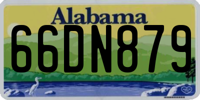 AL license plate 66DN879