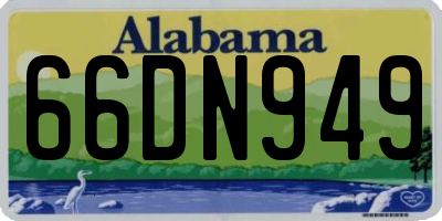 AL license plate 66DN949