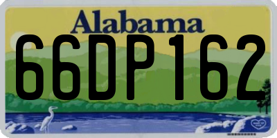 AL license plate 66DP162