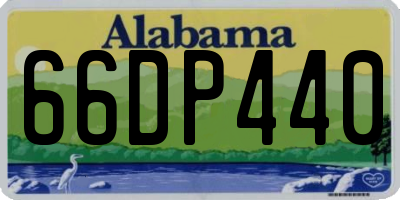 AL license plate 66DP440
