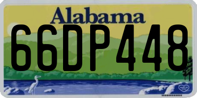 AL license plate 66DP448