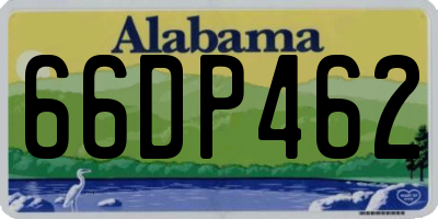 AL license plate 66DP462