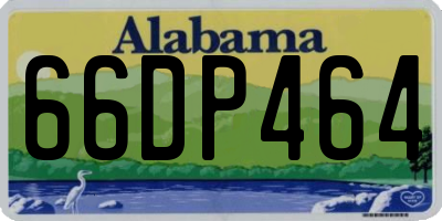AL license plate 66DP464