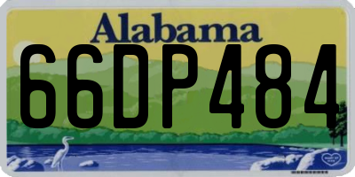 AL license plate 66DP484