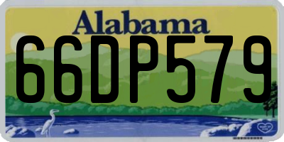 AL license plate 66DP579