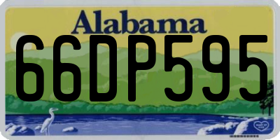 AL license plate 66DP595