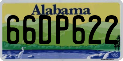 AL license plate 66DP622