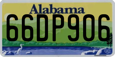 AL license plate 66DP906