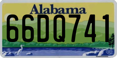 AL license plate 66DQ741