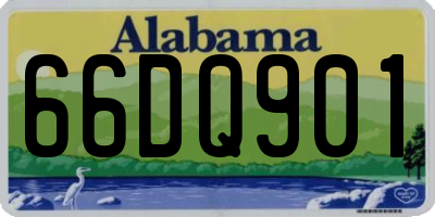 AL license plate 66DQ901