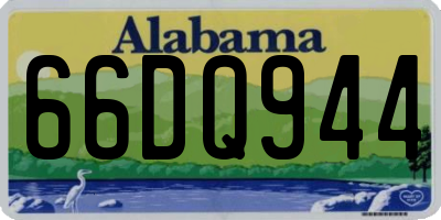 AL license plate 66DQ944