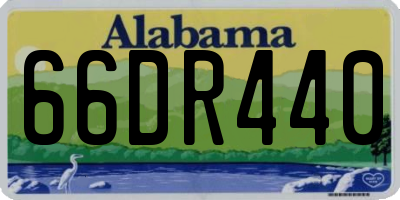 AL license plate 66DR440