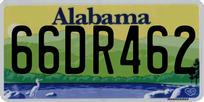 AL license plate 66DR462