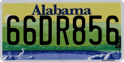 AL license plate 66DR856