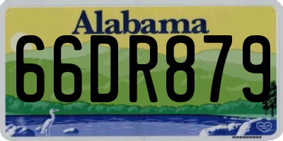 AL license plate 66DR879