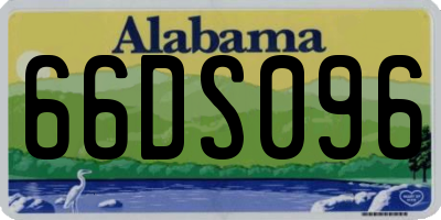 AL license plate 66DS096