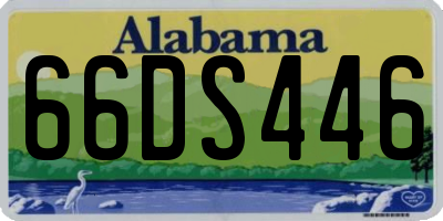 AL license plate 66DS446