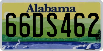 AL license plate 66DS462