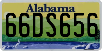 AL license plate 66DS656