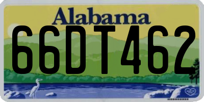 AL license plate 66DT462