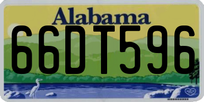 AL license plate 66DT596