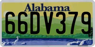AL license plate 66DV379