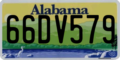 AL license plate 66DV579