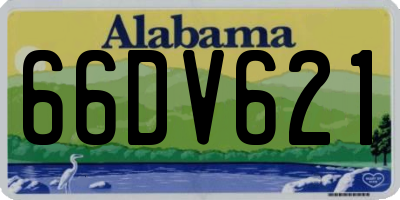 AL license plate 66DV621