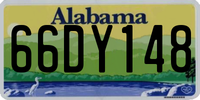 AL license plate 66DY148